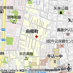 東京都新宿区南榎町50周辺の地図