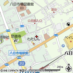 千葉県匝瑳市八日市場イ2周辺の地図