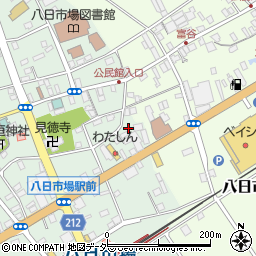 千葉県匝瑳市八日市場イ4周辺の地図