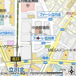 ＷＤＢ株式会社立川支店周辺の地図