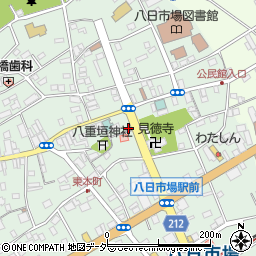 千葉県匝瑳市八日市場イ2944周辺の地図