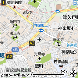 東京都新宿区岩戸町20周辺の地図