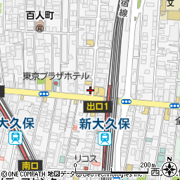 東京都新宿区百人町2丁目10-11周辺の地図
