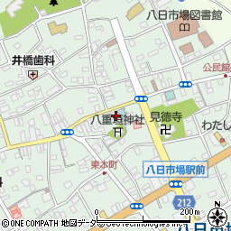 千葉県匝瑳市八日市場イ2938周辺の地図