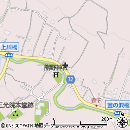 東京都八王子市上川町1822周辺の地図
