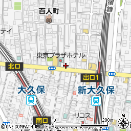 東京都新宿区百人町2丁目11-4周辺の地図