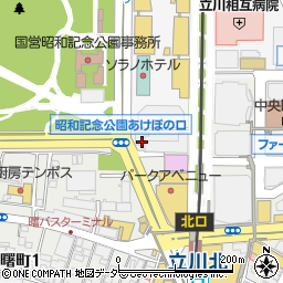 セブンイレブン立川曙町２丁目店周辺の地図