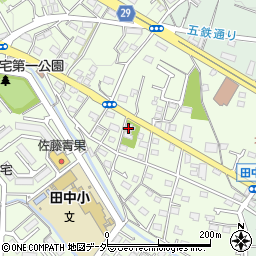 田中寺周辺の地図