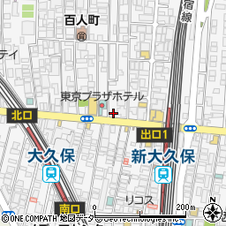 東京都新宿区百人町2丁目11-3周辺の地図