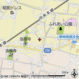 山梨県甲州市塩山上塩後329周辺の地図