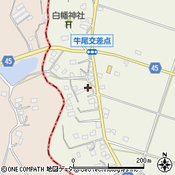 千葉県香取郡多古町牛尾741周辺の地図