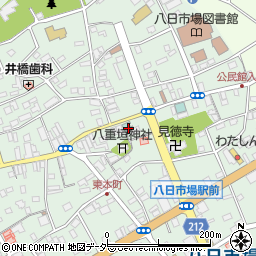 千葉県匝瑳市八日市場イ2945周辺の地図