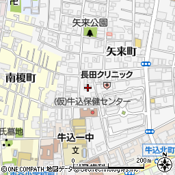 東京都新宿区矢来町15周辺の地図