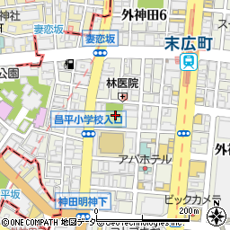 東京都千代田区外神田3丁目5周辺の地図