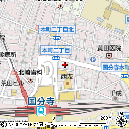 焼き鳥居酒屋ゆーちゃん 国分寺周辺の地図