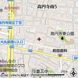 高円寺日東マンションＡ周辺の地図