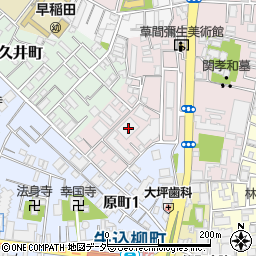 東京都新宿区弁天町147周辺の地図