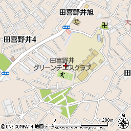 千葉県船橋市田喜野井周辺の地図