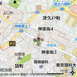 神楽坂ワヰン酒場周辺の地図