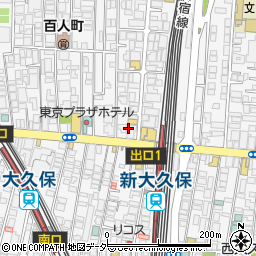 東京都新宿区百人町2丁目10周辺の地図