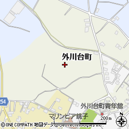 千葉県銚子市外川台町周辺の地図