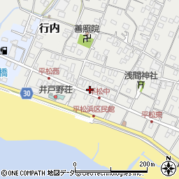 千葉県旭市平松1596周辺の地図