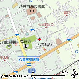 千葉県匝瑳市八日市場イ2963周辺の地図