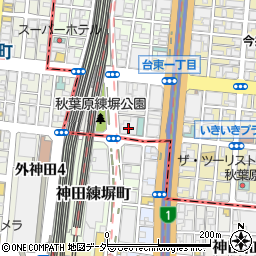 ウインザーラケットショップ・秋葉原店周辺の地図