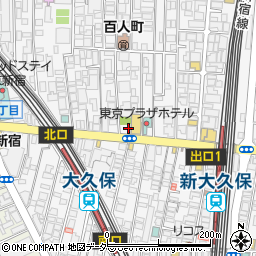 宝島２４大久保店周辺の地図