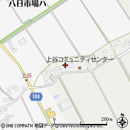 千葉県匝瑳市上谷中1256周辺の地図