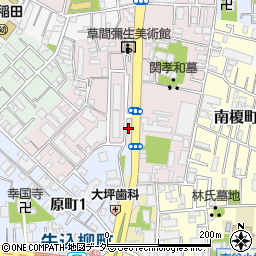 東京都新宿区弁天町118周辺の地図