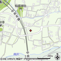 山梨県甲州市塩山下萩原2229周辺の地図