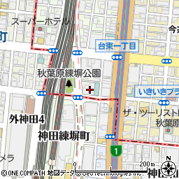 東京都台東区秋葉原2周辺の地図