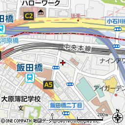 東京都千代田区飯田橋3丁目9-12周辺の地図