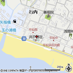 千葉県旭市平松1604周辺の地図