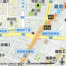蔵前タオル株式会社周辺の地図
