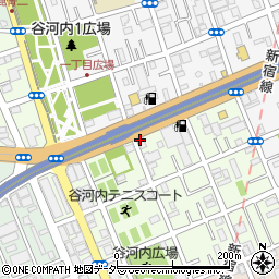 ハッスルラーメンホンマ 篠崎店周辺の地図