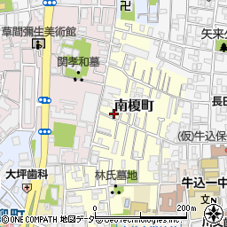 東京都新宿区南榎町41周辺の地図