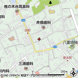 千葉県匝瑳市八日市場イ2485周辺の地図