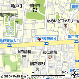 東栄信用金庫亀戸支店周辺の地図