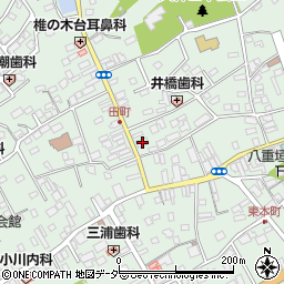 千葉県匝瑳市八日市場イ2493周辺の地図