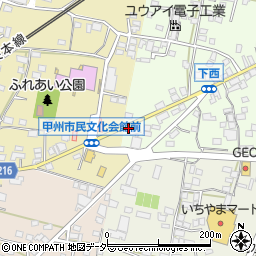 ＥＮＥＯＳ塩山青橋ＳＳ周辺の地図