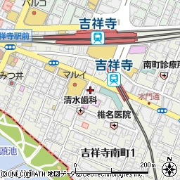 吉祥寺サン薬局周辺の地図