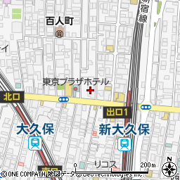 喫茶室ルノアール 新大久保駅前店周辺の地図