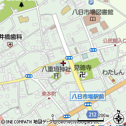 千葉県匝瑳市八日市場イ2948周辺の地図