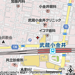 串カツ田中 武蔵小金井店周辺の地図