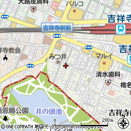 吉祥寺永谷ホール周辺の地図