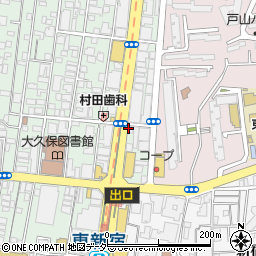 中国料理 祥龍刀削麺荘 東新宿店周辺の地図