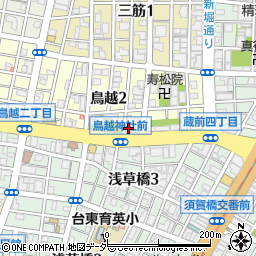 唐木洋紙店周辺の地図