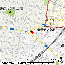 コスモセルフステーション市川ＳＳ周辺の地図